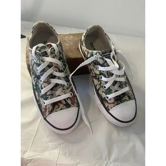 Unisex Converse All*Star Camo Dinosaur Low Top Tennis Shoes-Size Children's‎ 12 - Picture 4 of 14